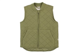 Wheat thermal waistcoat Gilet Eden olive